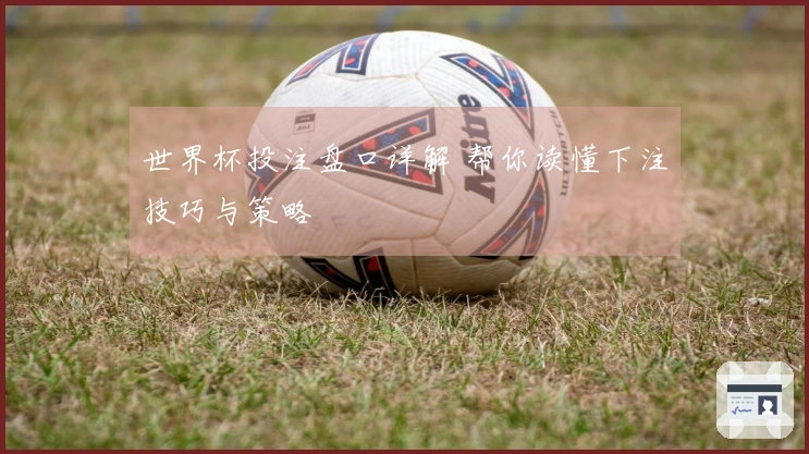 世界杯投注盘口详解 帮你读懂下注技巧与策略